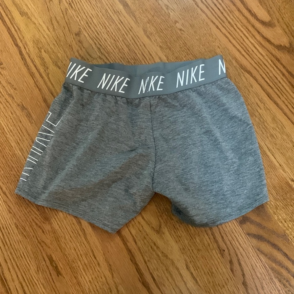 nike soft grey shorts